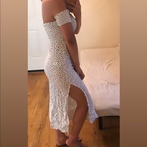 Forever 21 cute of the shoulder dress.